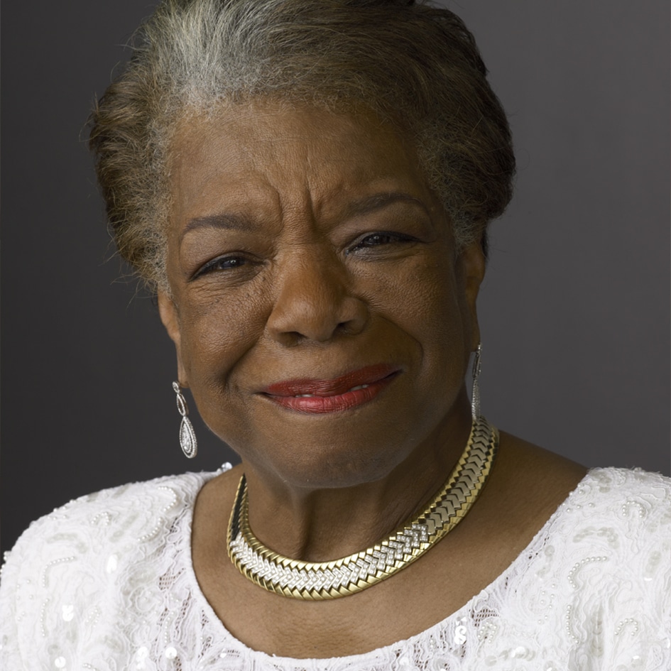 Maya Angelou smiling